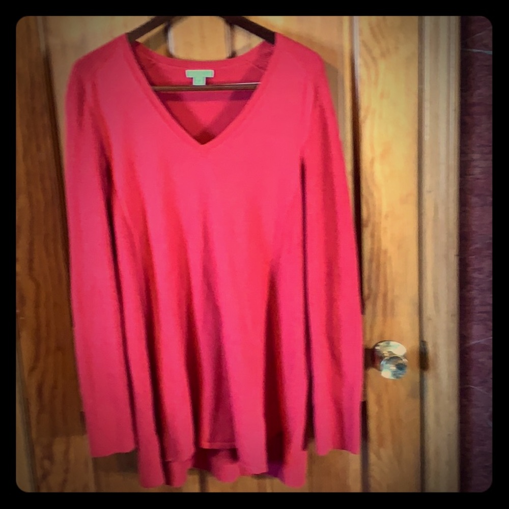 JJill tunic length sweater